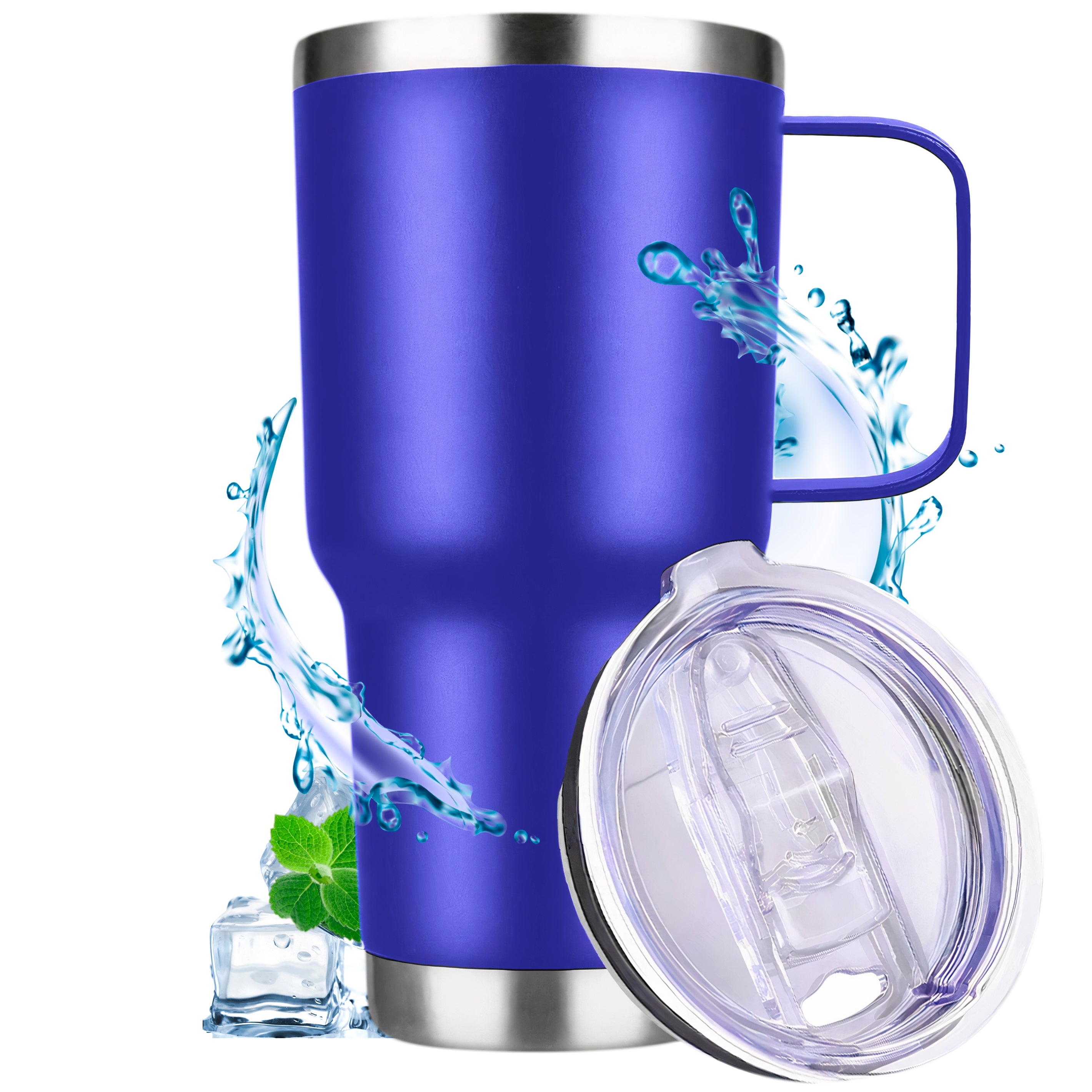 Vaso Térmico De Acero Inoxidable Con Mango 30oz