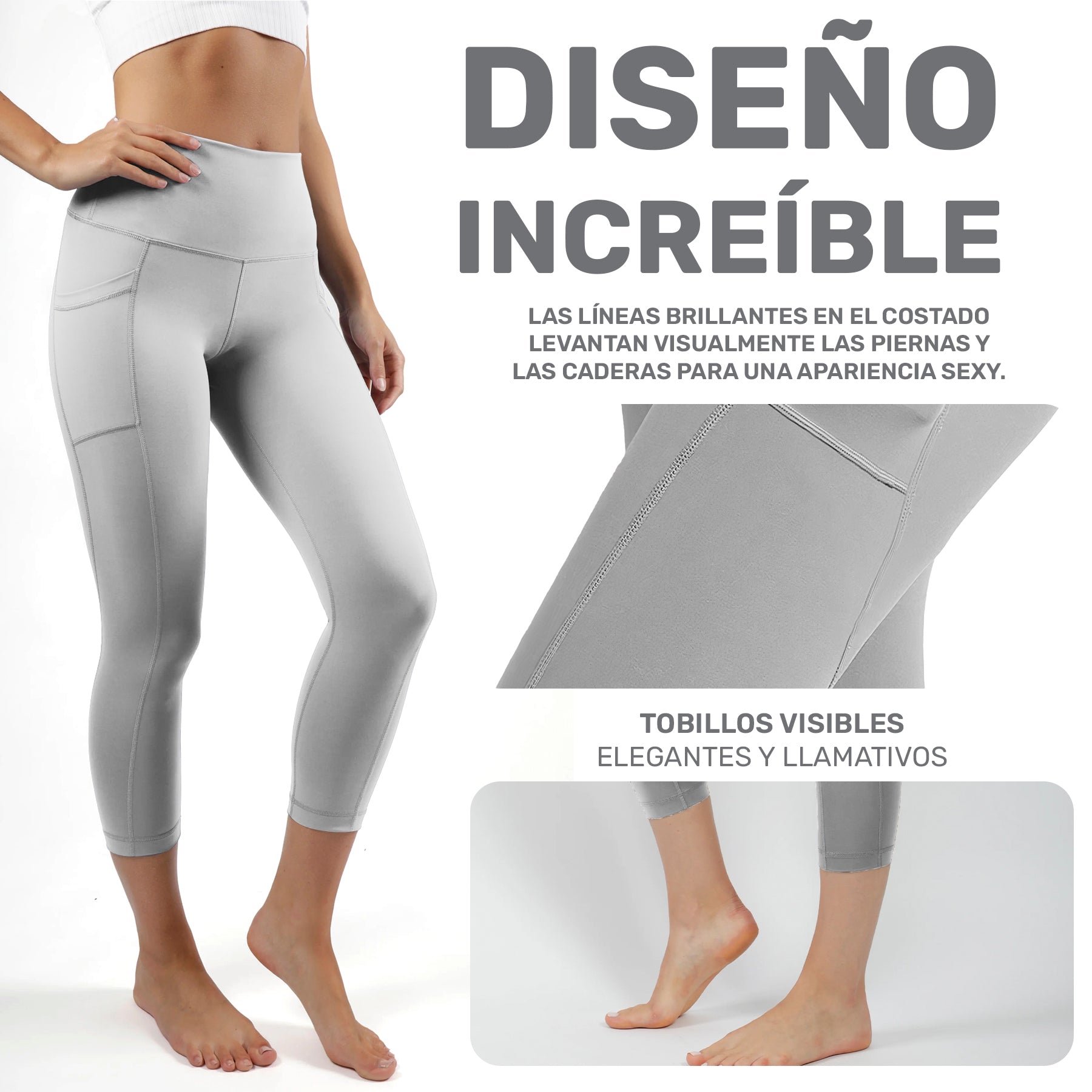 Leggings Yoga Fit Con Bolsillo Funcional & Tejido Respirable