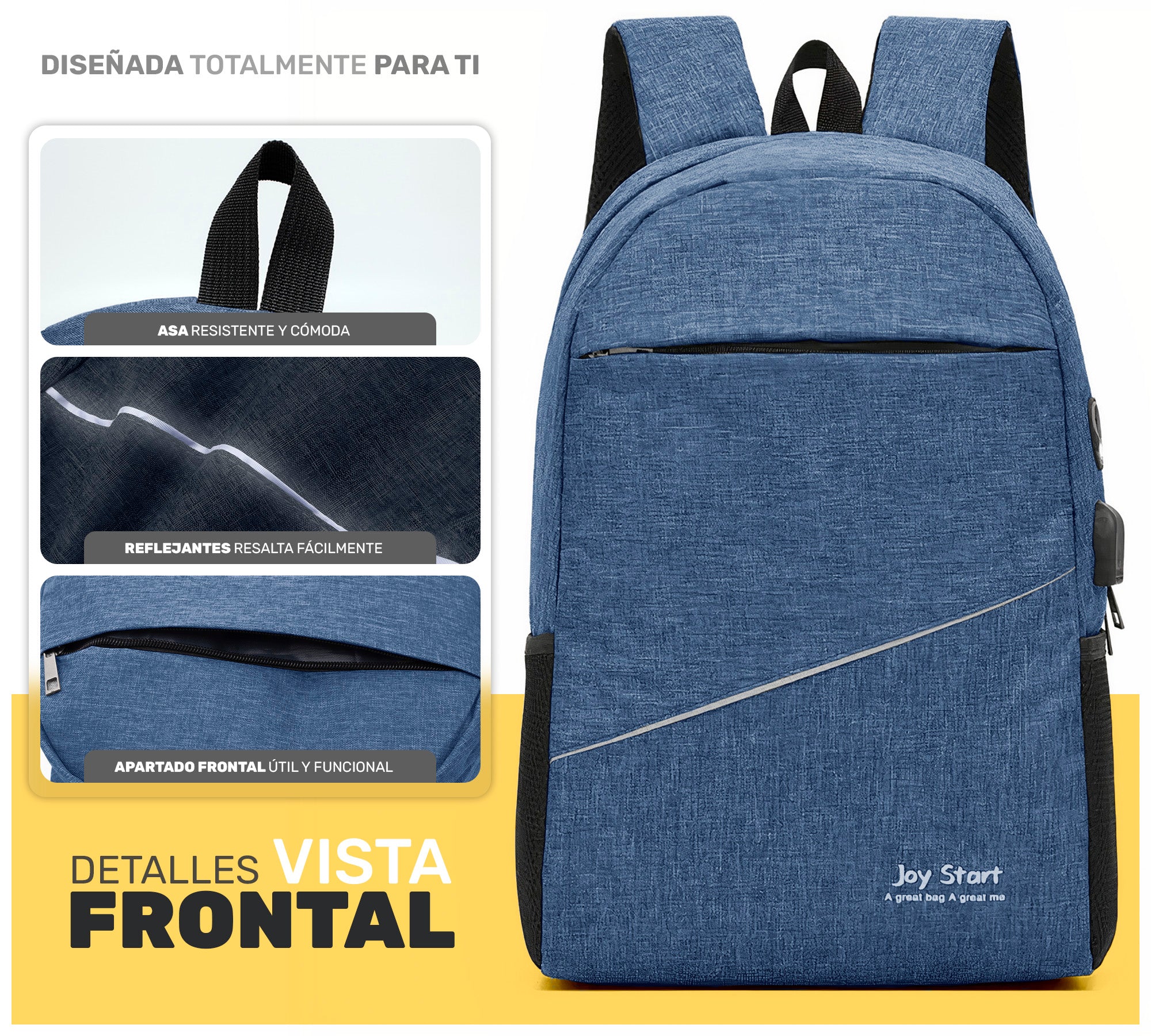 Kit Escolar Mochila Urbana Bolsa Cruzada & Lapicera