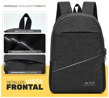 Kit Escolar Mochila Urbana Bolsa Cruzada & Lapicera