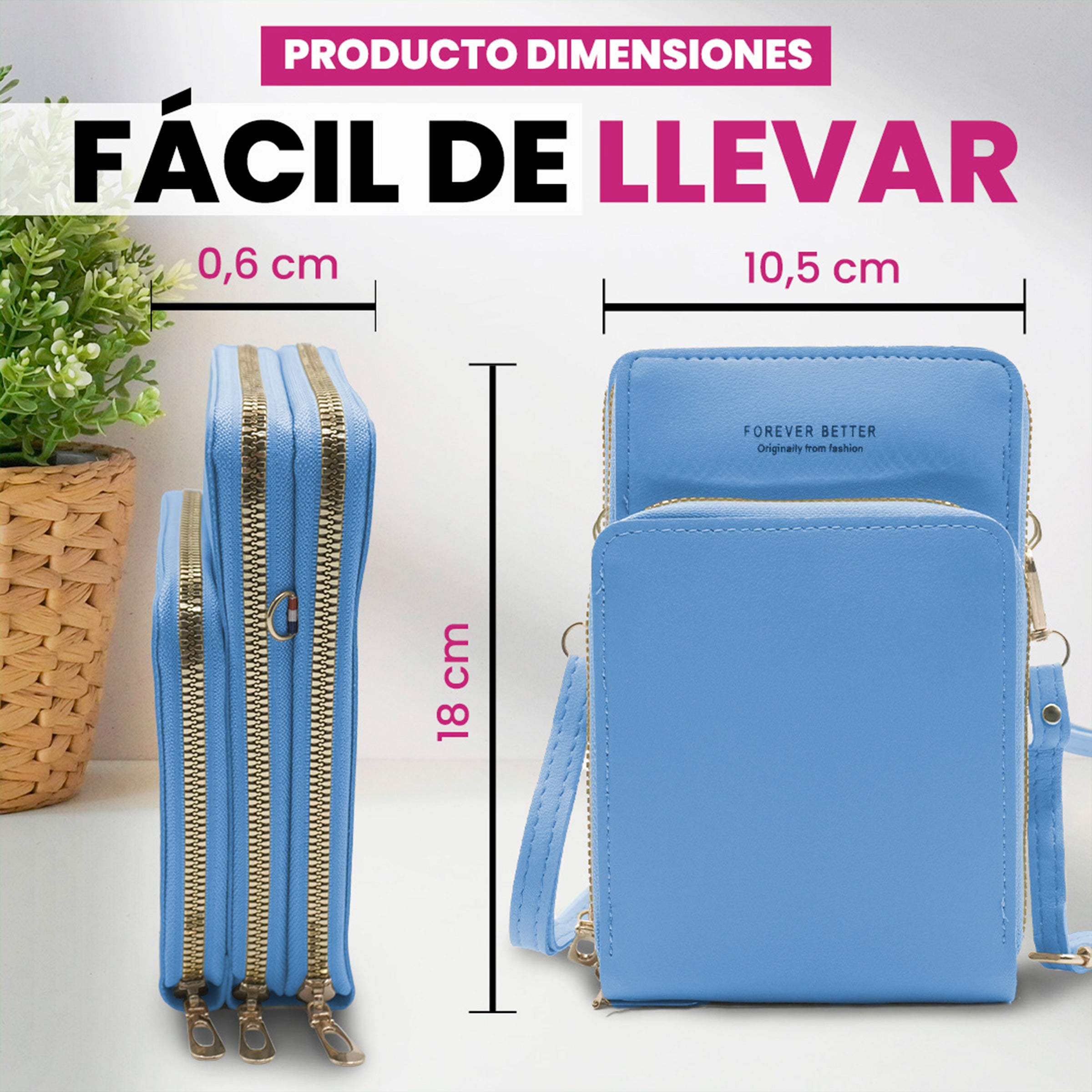 Bolsa Tipo Crossbody Para Teléfono & Accesorios Diarios