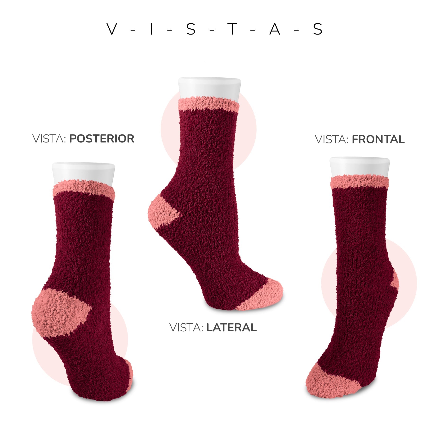 6 Pares De Calcetines Para Mujer Invernales Poliéster, Calcetín Térmico - ONDASHOPMX