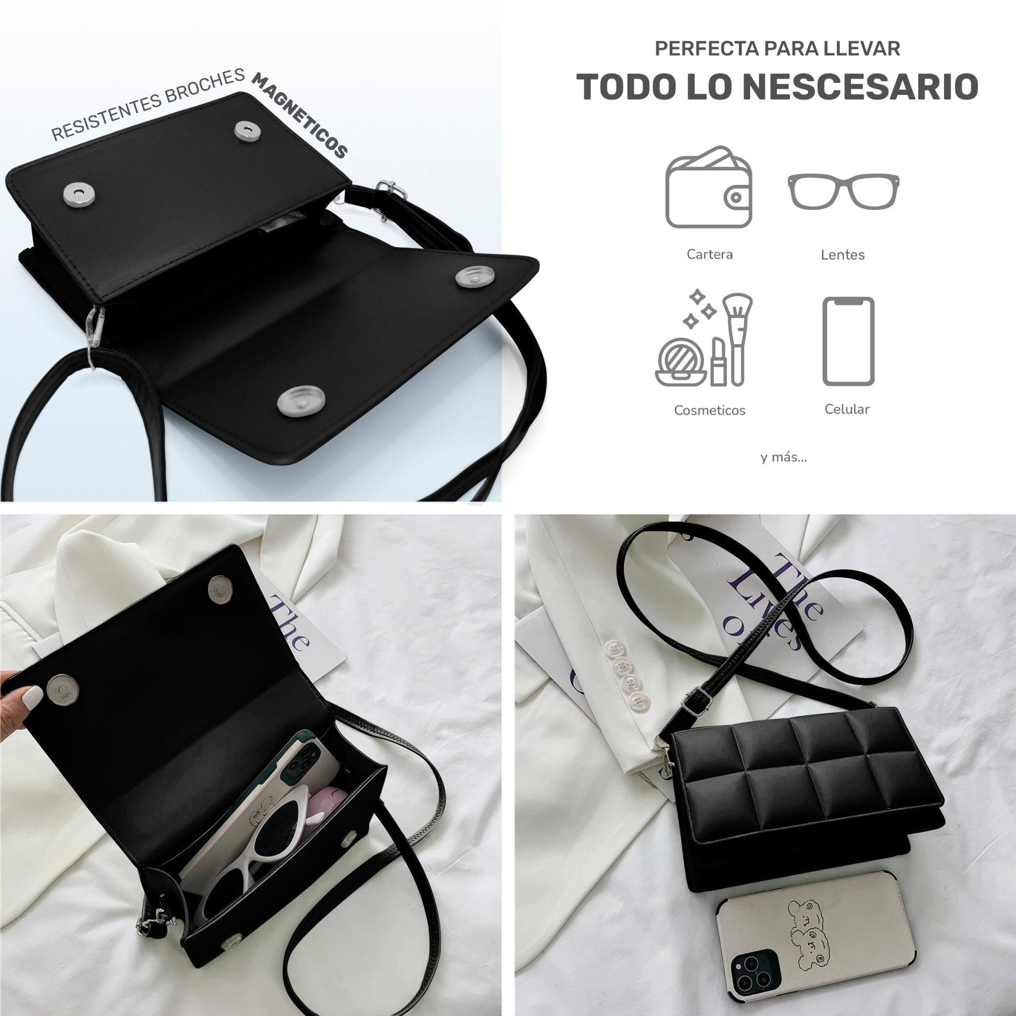 Bolsa Crossbody Mujer, Bolsa Al Hombro De Bandolera - ONDASHOPMX