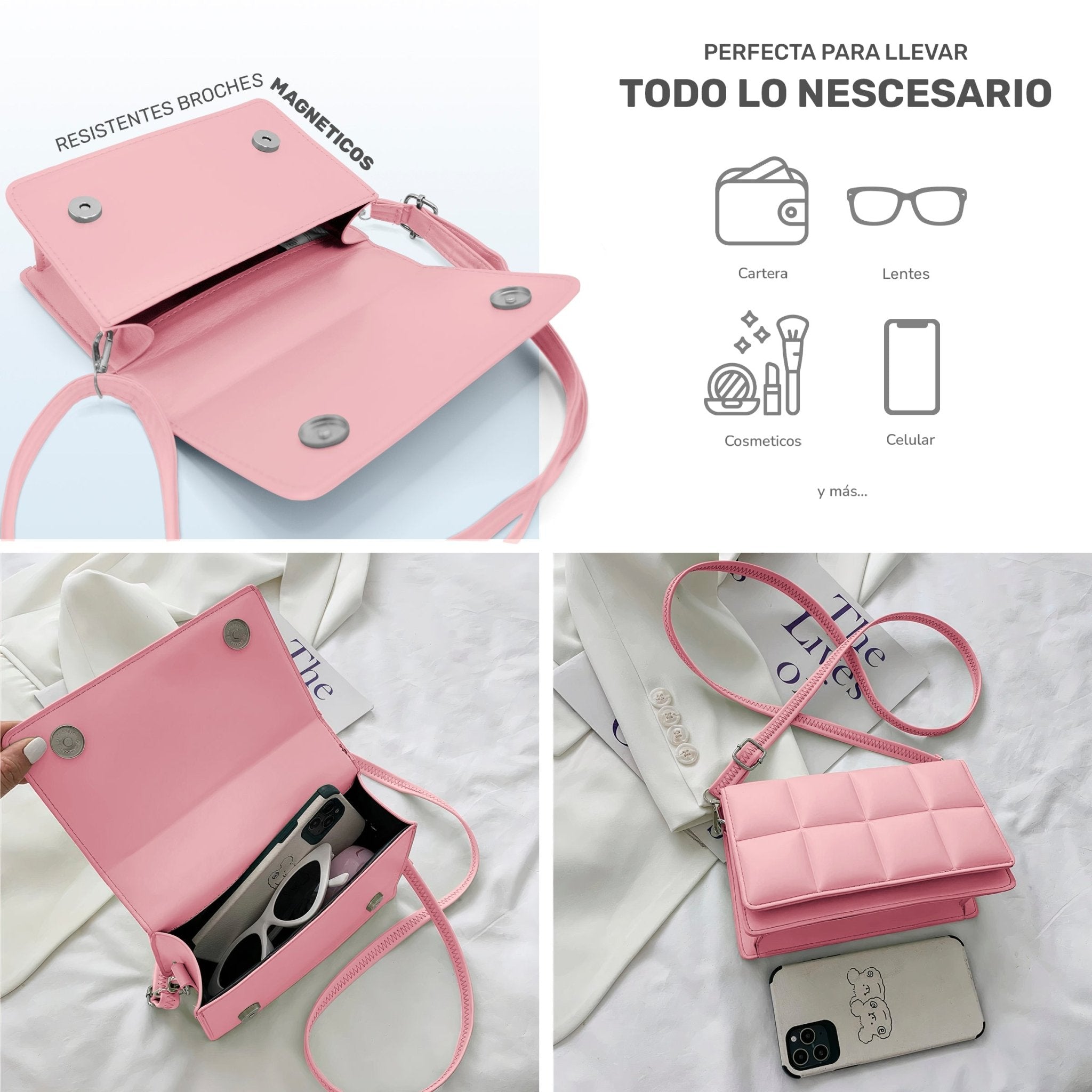 Bolsa Crossbody Mujer, Bolsa Al Hombro De Bandolera - ONDASHOPMX
