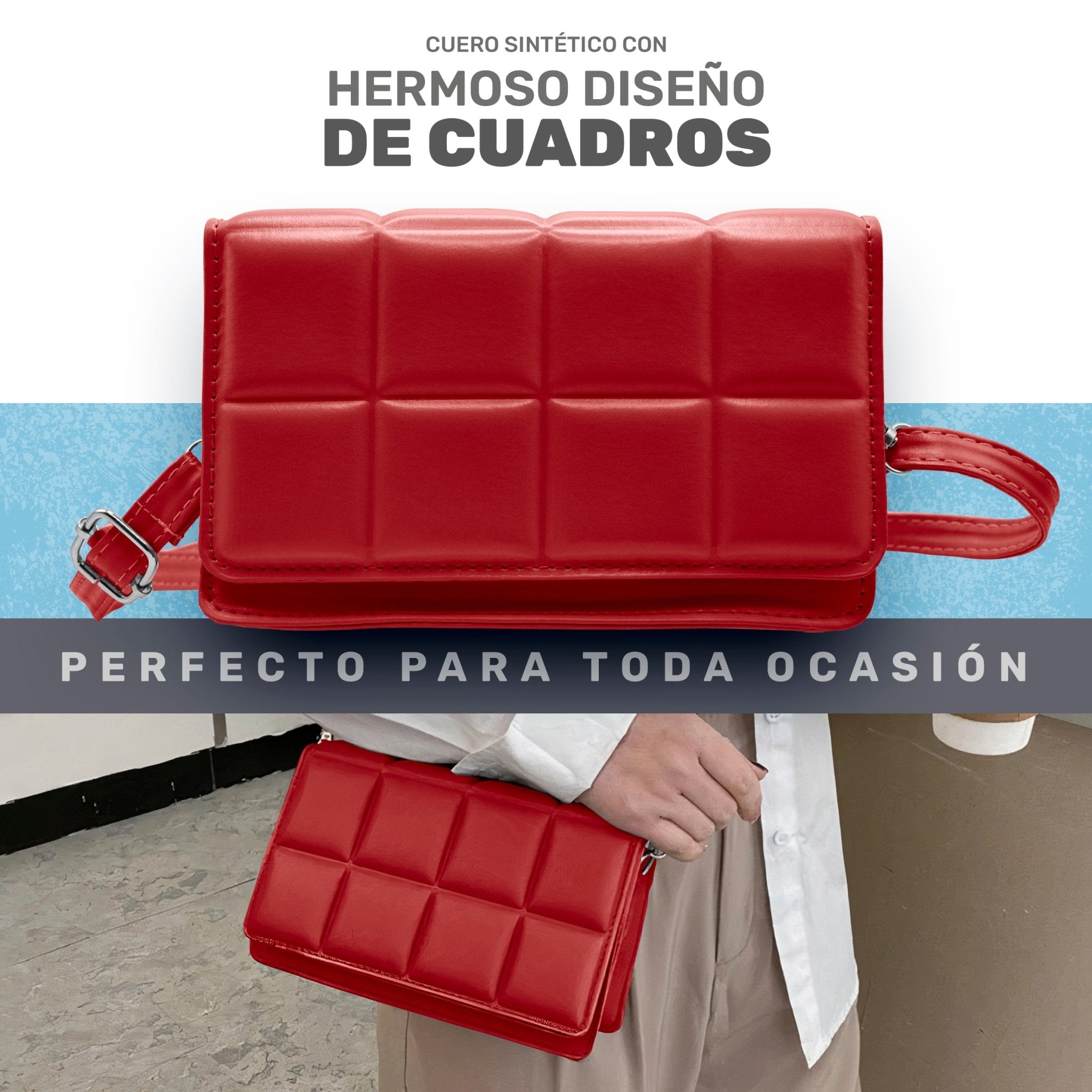 Bolsa Crossbody Mujer, Bolsa Al Hombro De Bandolera - ONDASHOPMX