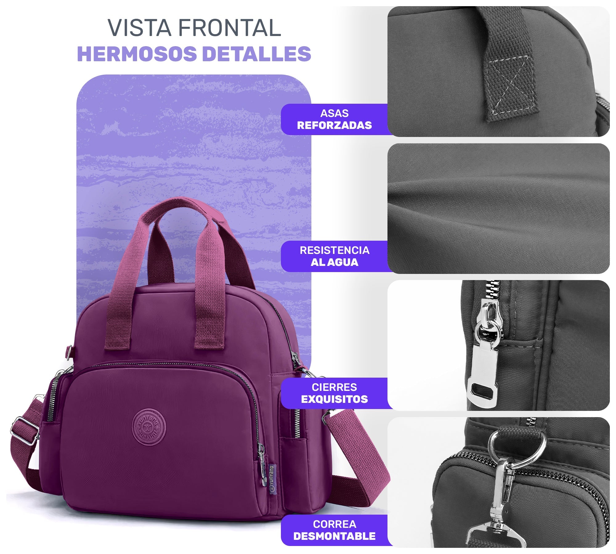 Bolsa Crossbody Para Mujer, Mochila Cruzada Para Dama - ONDASHOPMX