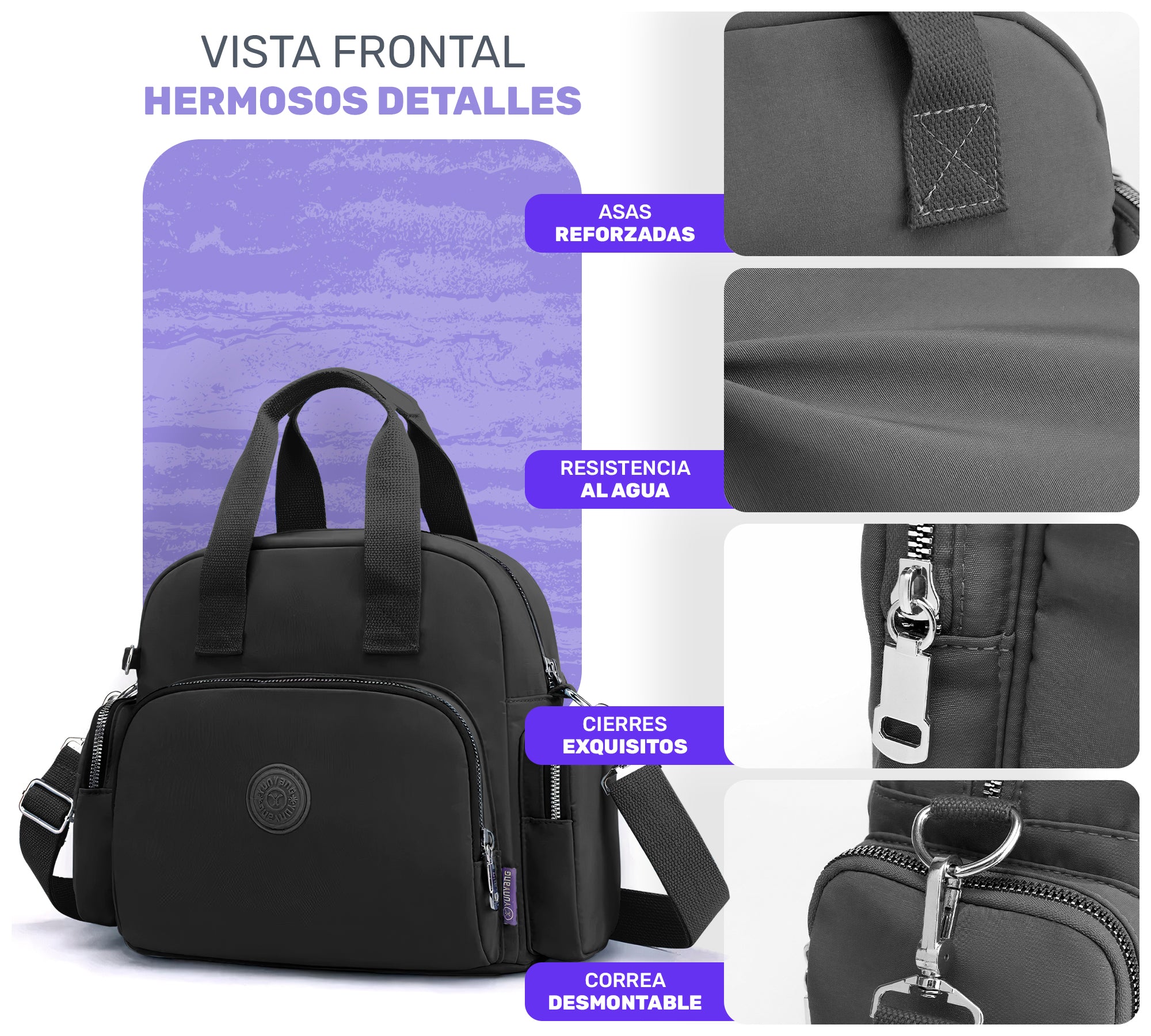 Bolsa Crossbody Para Mujer, Mochila Cruzada Para Dama - ONDASHOPMX