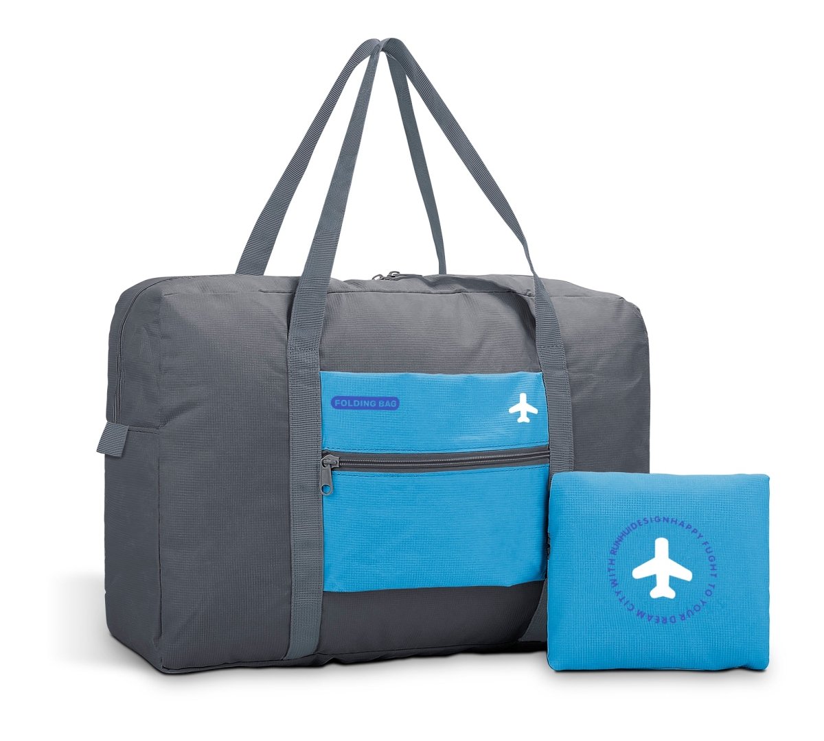 Bolsa de Viaje Plegable Impermeable – Ligera, Compacta & Apta para Avión - ONDASHOPMX