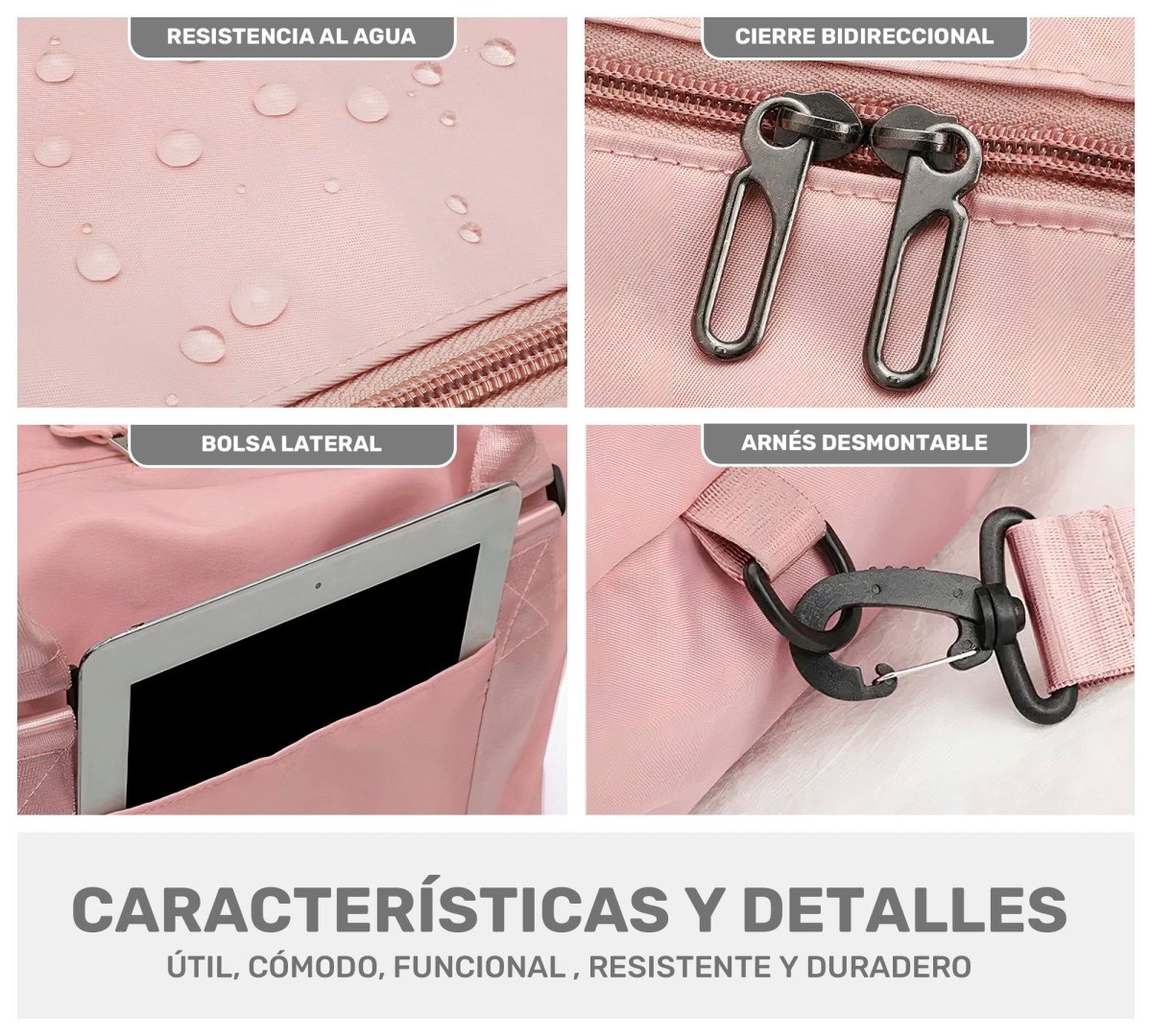 Bolsa Para Viaje Con Asa Para Sostener En La Maleta - ONDASHOPMX