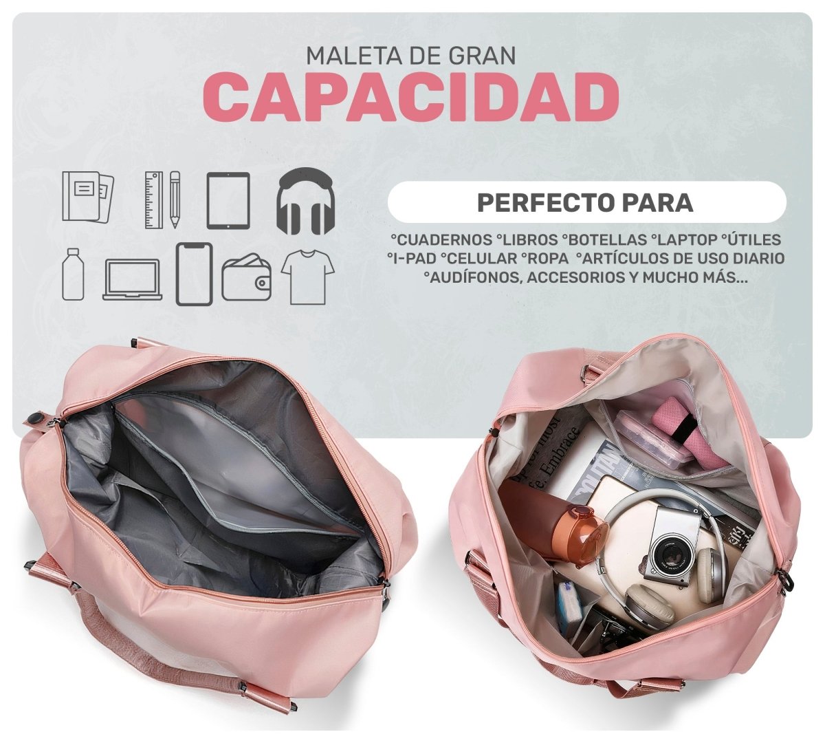 Bolsa Para Viaje Con Asa Para Sostener En La Maleta - ONDASHOPMX