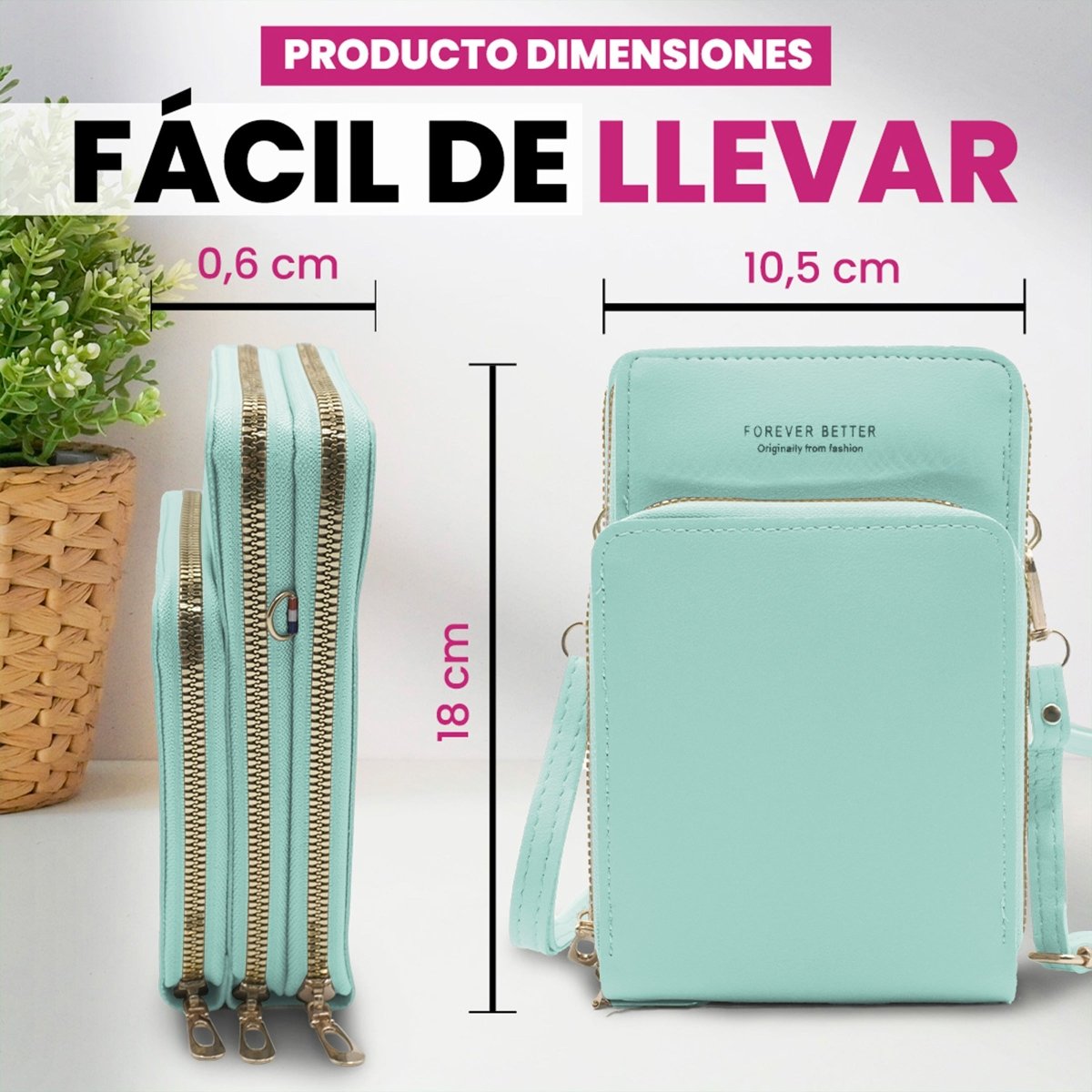Bolsa Tipo Crossbody Para Teléfono & Accesorios Diarios - ONDASHOPMX
