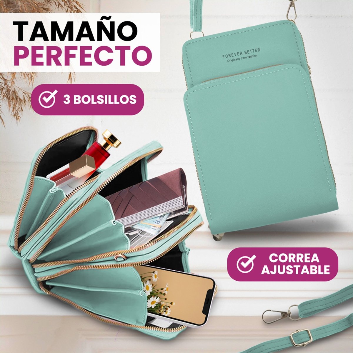 Bolsa Tipo Crossbody Para Teléfono & Accesorios Diarios - ONDASHOPMX