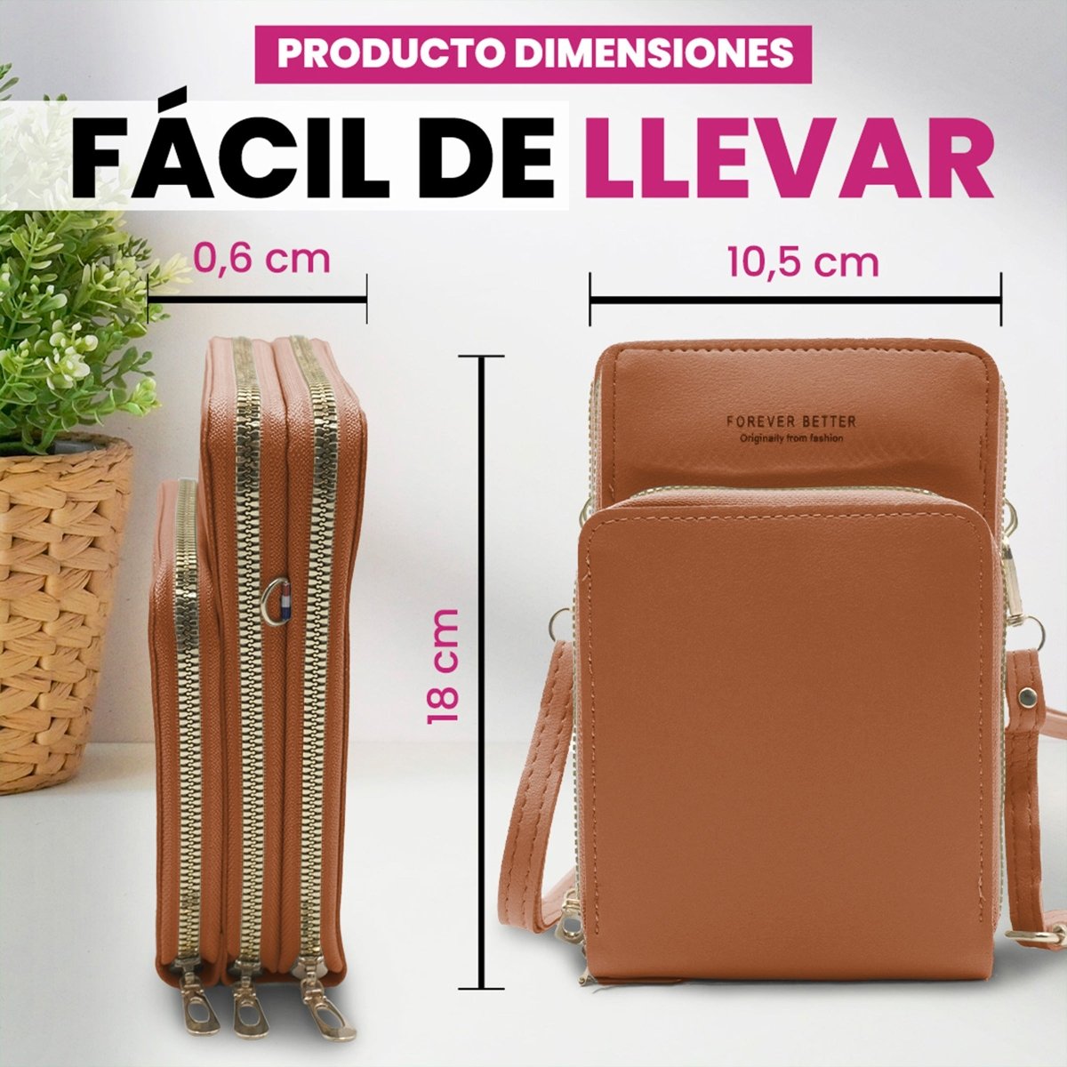 Bolsa Tipo Crossbody Para Teléfono & Accesorios Diarios - ONDASHOPMX