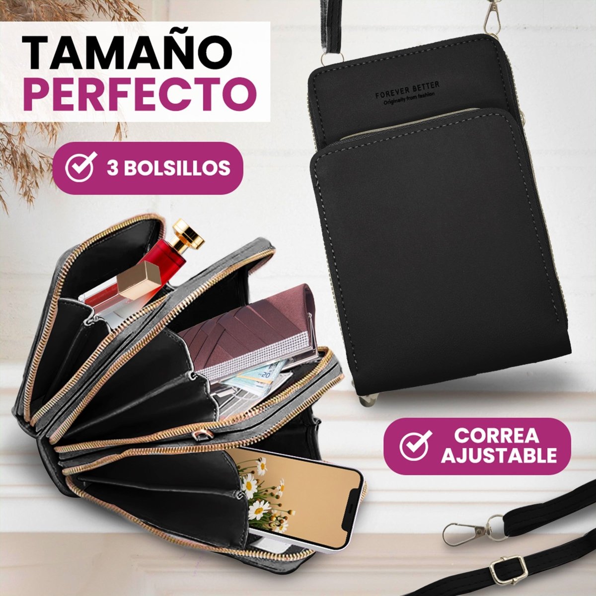 Bolsa Tipo Crossbody Para Teléfono & Accesorios Diarios - ONDASHOPMX