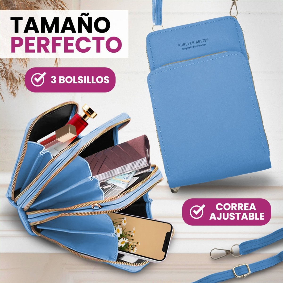Bolsa Tipo Crossbody Para Teléfono & Accesorios Diarios - ONDASHOPMX