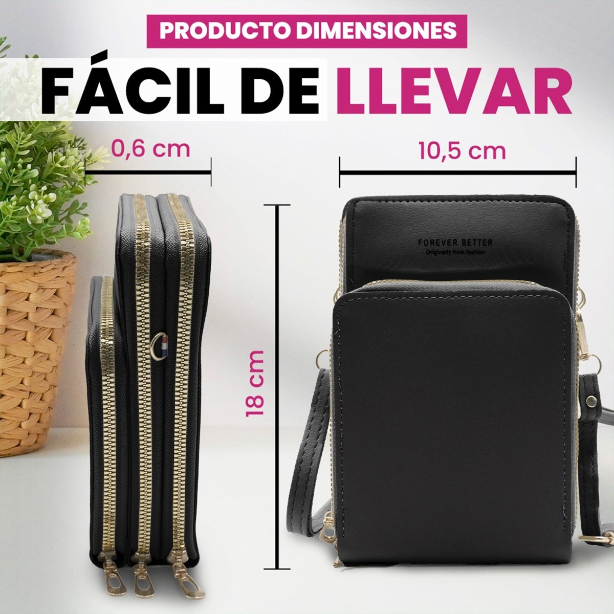 Bolsa Tipo Crossbody Para Teléfono & Accesorios Diarios - ONDASHOPMX