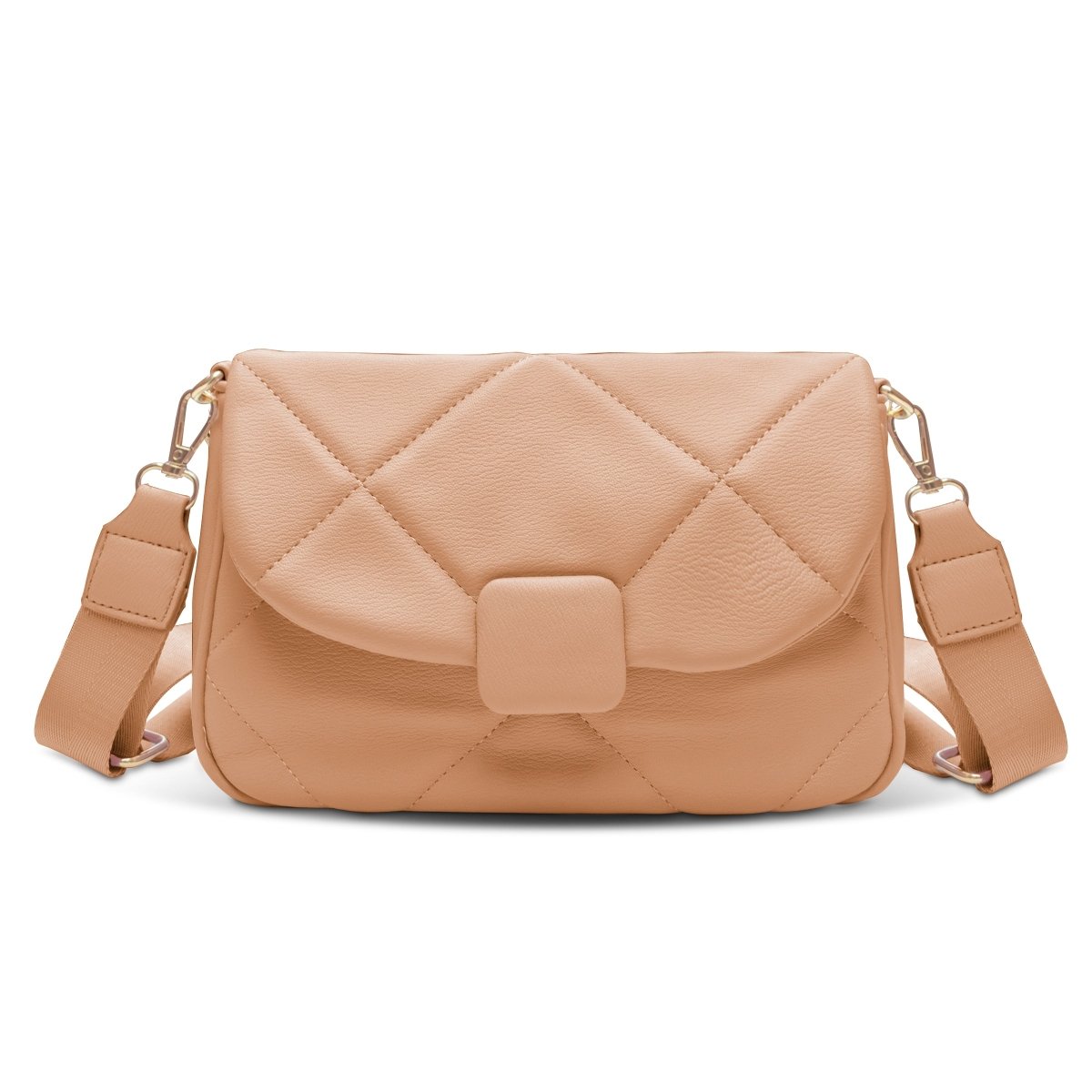 Bolso Compacto Con Diseño Acolchado & Correa Ajustable De Alta Calidad - ONDASHOPMX