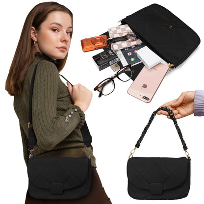 Bolso Compacto Con Diseño Acolchado & Correa Ajustable De Alta Calidad - ONDASHOPMX