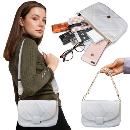 Bolso Compacto Con Diseño Acolchado & Correa Ajustable De Alta Calidad - ONDASHOPMX