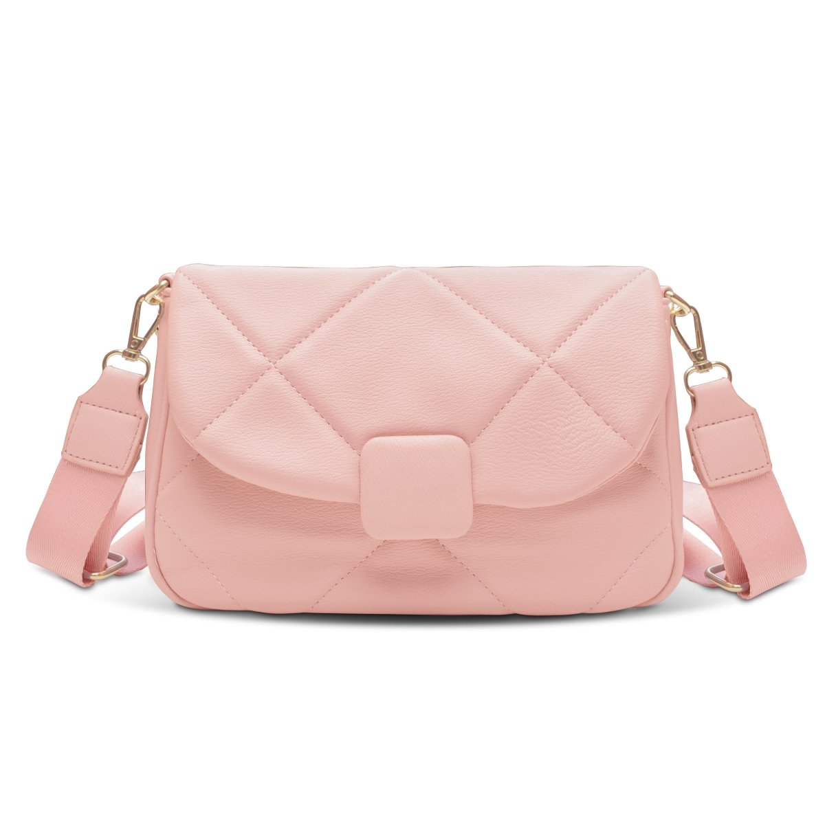 Bolso Compacto Con Diseño Acolchado & Correa Ajustable De Alta Calidad - ONDASHOPMX