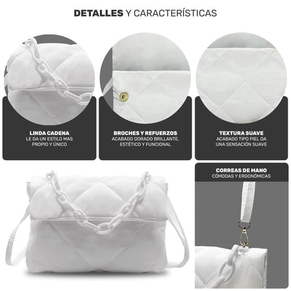 Bolso Con Correa Ajustable & Diseño Sofisticado Para El Día A Día - ONDASHOPMX
