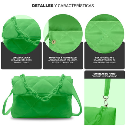 Bolso Con Correa Ajustable & Diseño Sofisticado Para El Día A Día - ONDASHOPMX