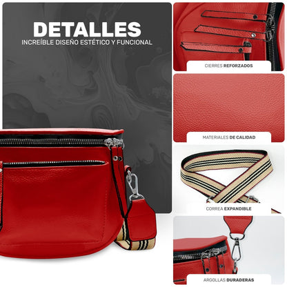 Bolso Crossbody Compacto Con Correa Ajustable & Diseño Moderno - ONDASHOPMX