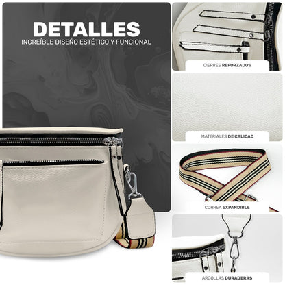 Bolso Crossbody Compacto Con Correa Ajustable & Diseño Moderno - ONDASHOPMX