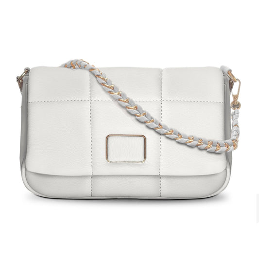 Bolso de Hombro Con Cadena Elegante & Diseño Acolchado De Lujo - ONDASHOPMX