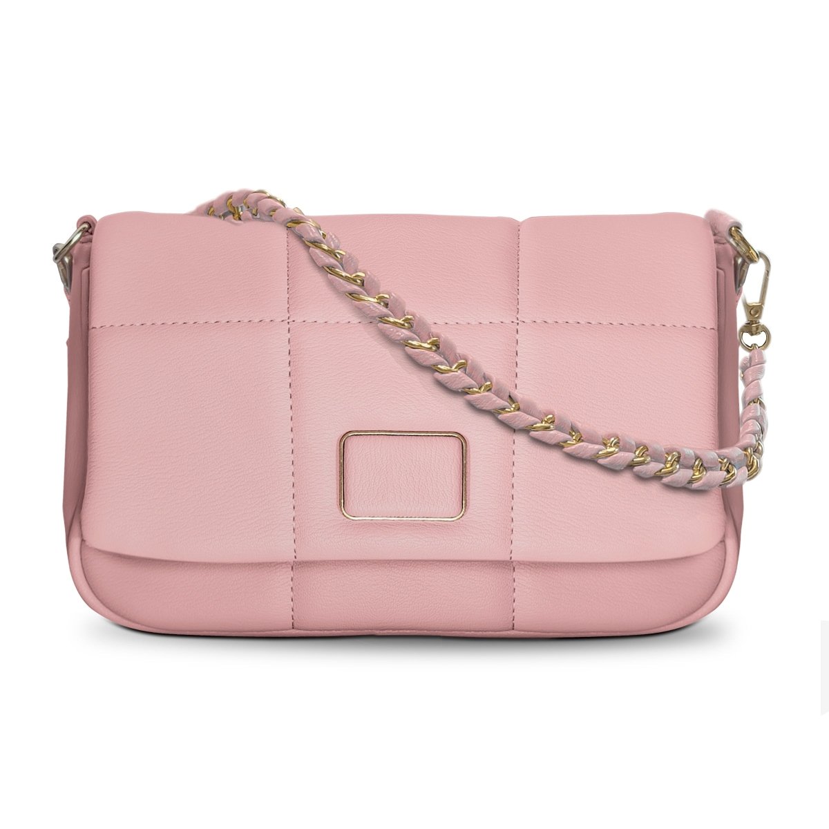 Bolso de Hombro Con Cadena Elegante & Diseño Acolchado De Lujo - ONDASHOPMX