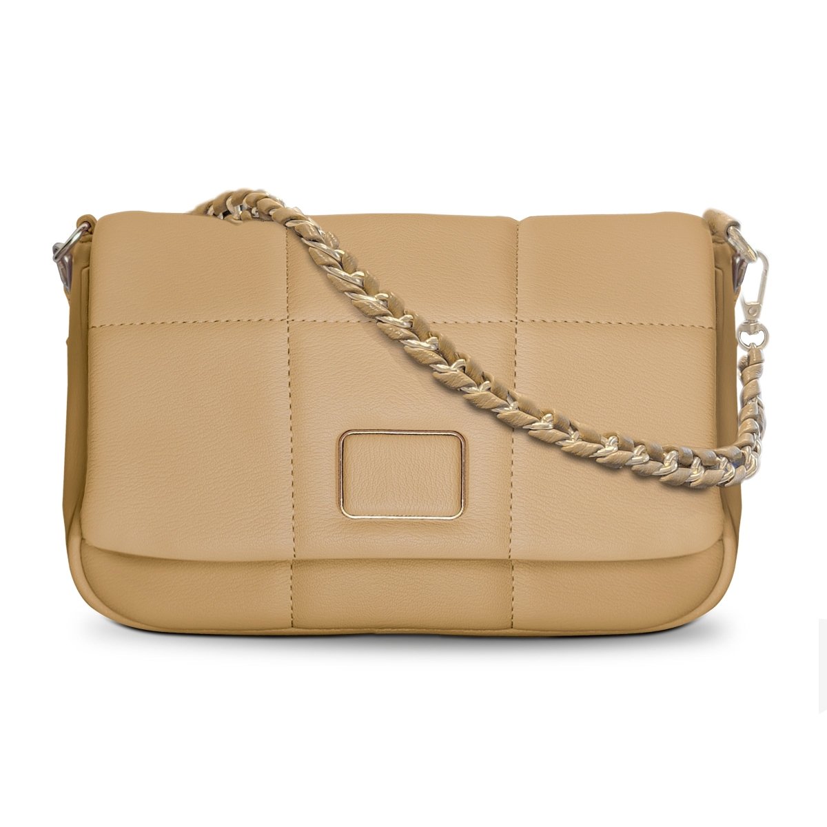 Bolso de Hombro Con Cadena Elegante & Diseño Acolchado De Lujo - ONDASHOPMX