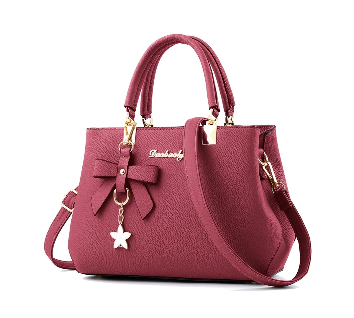 Bolso de Mano Con Llavero Decorativo & Diseño Sofisticado - ONDASHOPMX