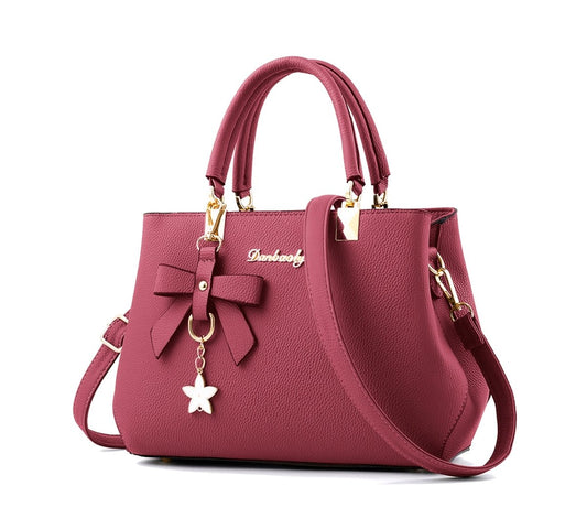 Bolso de Mano Con Llavero Decorativo & Diseño Sofisticado - ONDASHOPMX