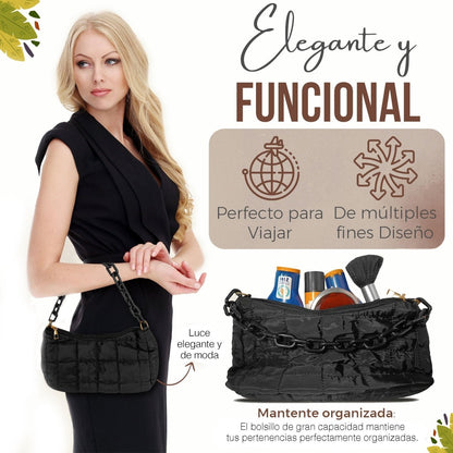 Bolso De Mano & Hombro Con Diseño Elegante & Gran Capacidad - ONDASHOPMX