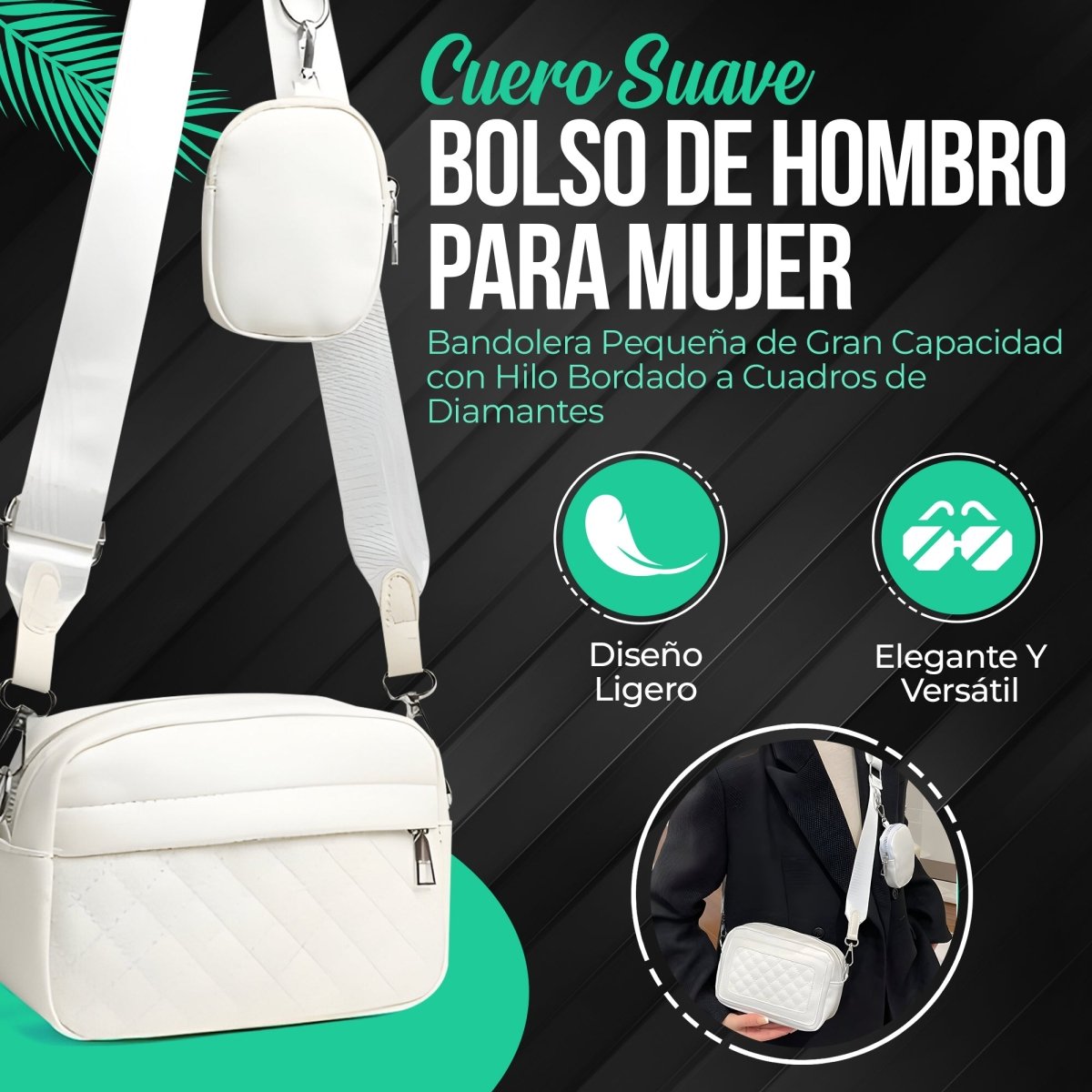 Bolso Moderno Versátil & Diseño Elegante - ONDASHOPMX