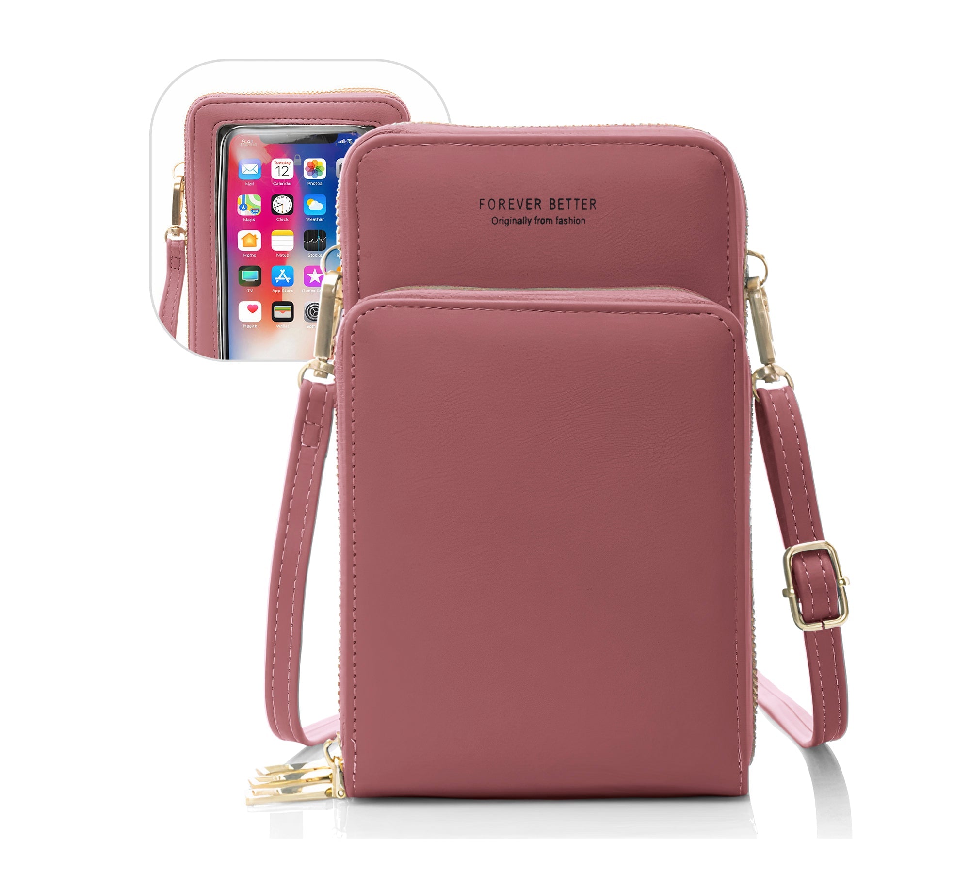 Bolso Para Celular Cartera Cruzada Para Teléfono Móvil - ONDASHOPMX