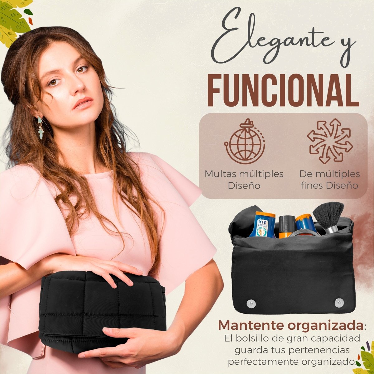 Bolso Suave Con Correa Ajustable & Diseño Cómodo & Ligero - ONDASHOPMX