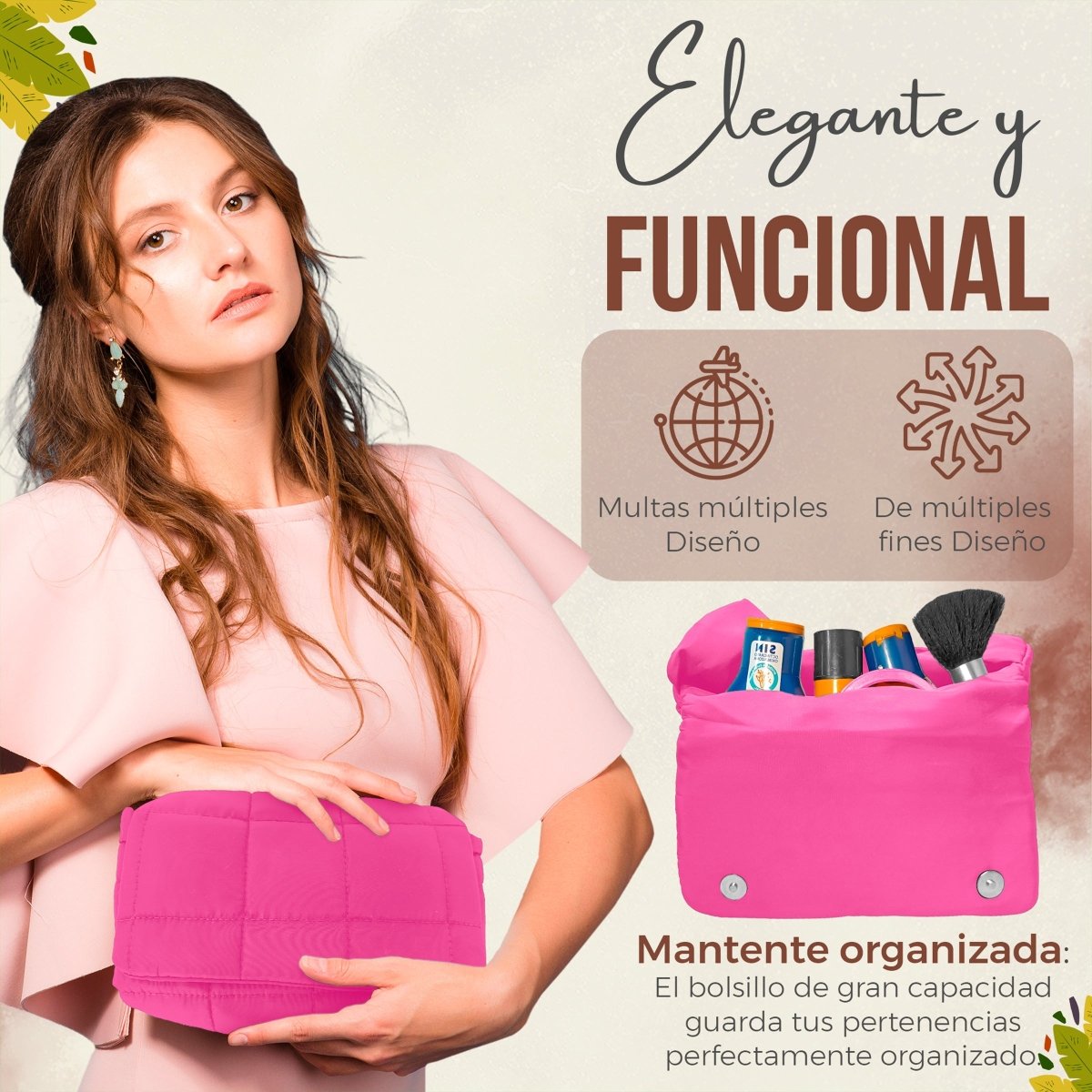 Bolso Suave Con Correa Ajustable & Diseño Cómodo & Ligero - ONDASHOPMX