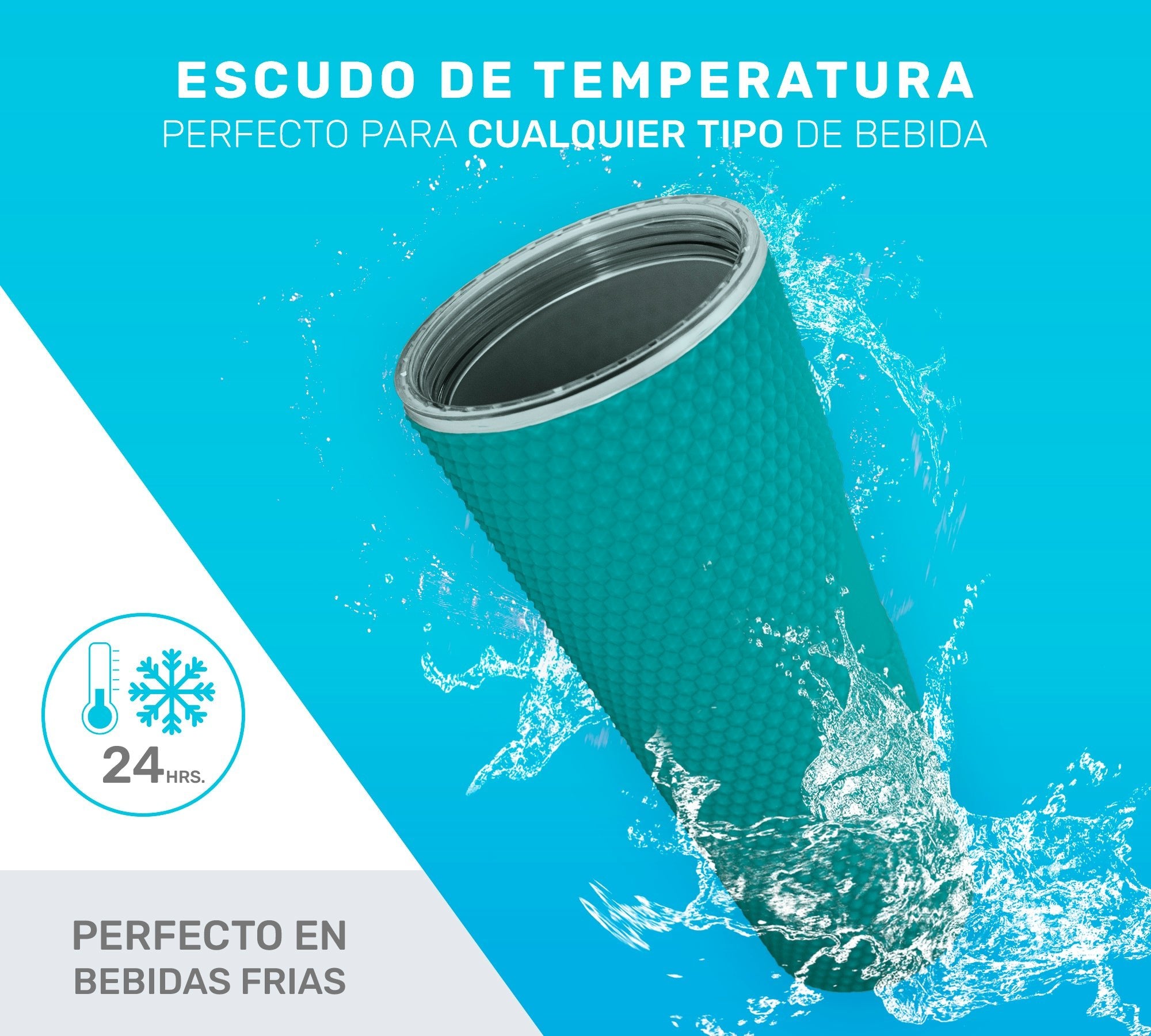 Botella De Doble Pared Termo Con Popote Para Agua o Café 700ml - ONDASHOPMX