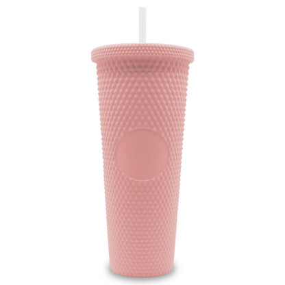 Botella De Doble Pared Termo Con Popote Para Agua o Café 700ml - ONDASHOPMX