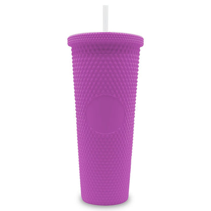 Botella De Doble Pared Termo Con Popote Para Agua o Café 700ml - ONDASHOPMX
