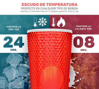 Botella Vaso Termo Térmico Tornasol Multifuncional 700ml - ONDASHOPMX