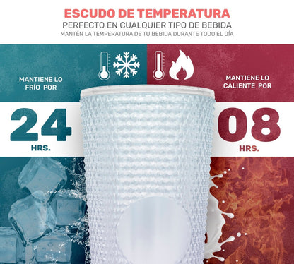 Botella Vaso Termo Térmico Tornasol Multifuncional 700ml - ONDASHOPMX