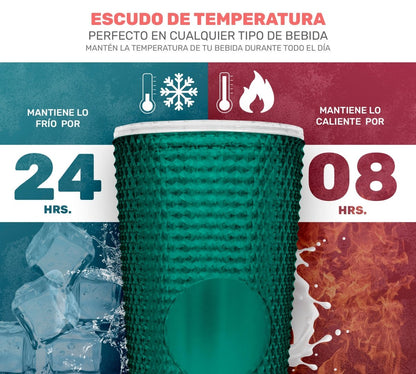 Botella Vaso Termo Térmico Tornasol Multifuncional 700ml - ONDASHOPMX