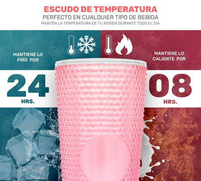 Botella Vaso Termo Térmico Tornasol Multifuncional 700ml - ONDASHOPMX