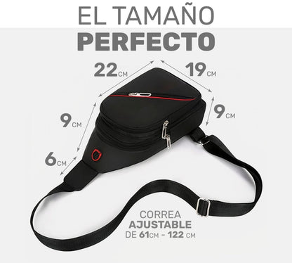 Crossbody con Salida para Audifonos de Cable - ONDASHOPMX