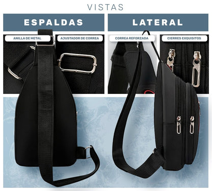 Crossbody con Salida para Audifonos de Cable - ONDASHOPMX