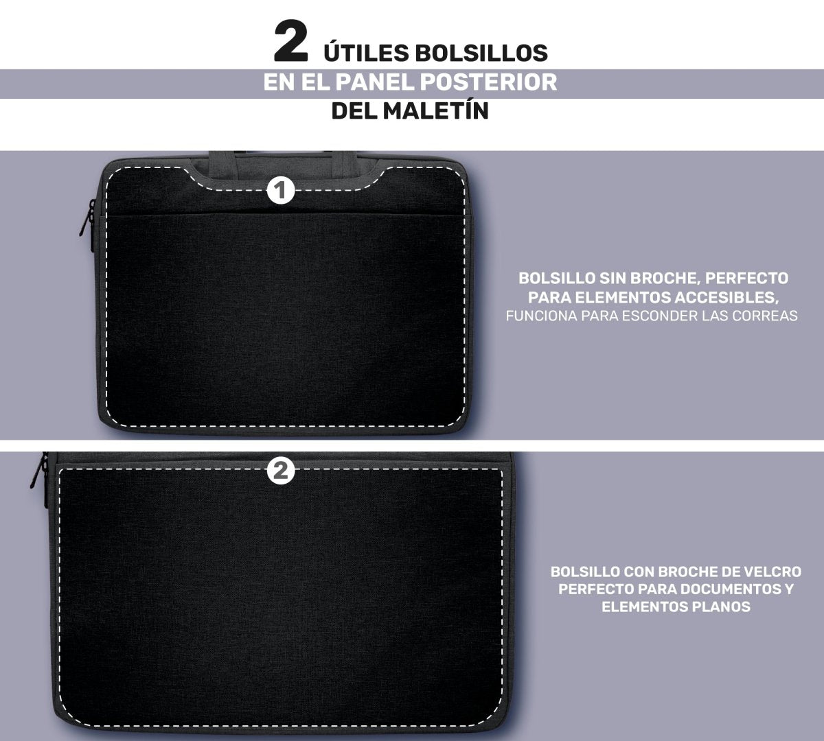 Funda Bolsa Maletín Para Laptop Resistente Hasta 15,6 - ONDASHOPMX