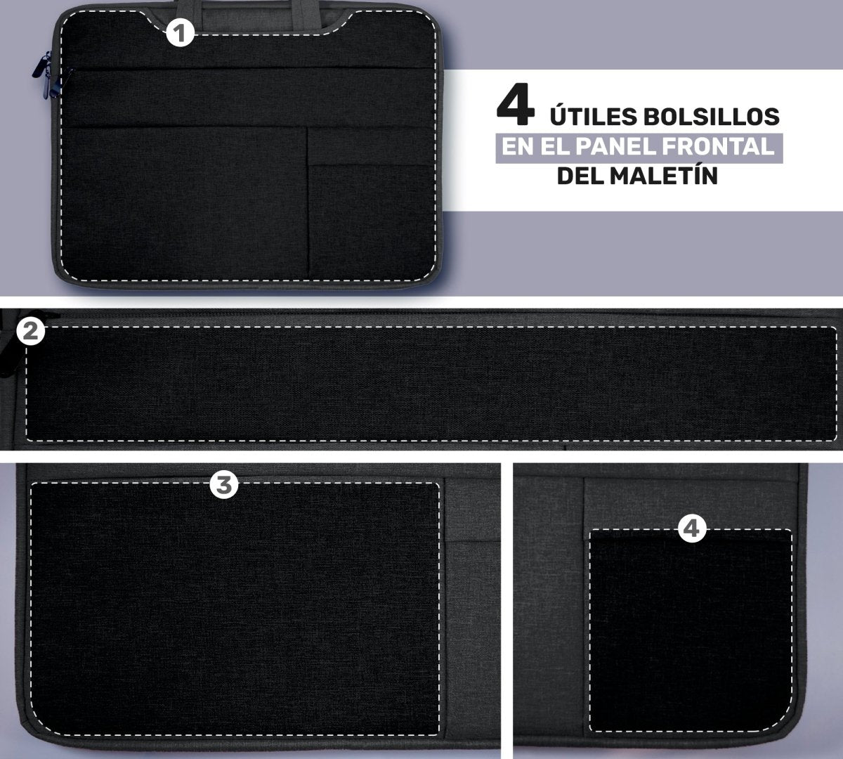 Funda Bolsa Maletín Para Laptop Resistente Hasta 15,6 - ONDASHOPMX