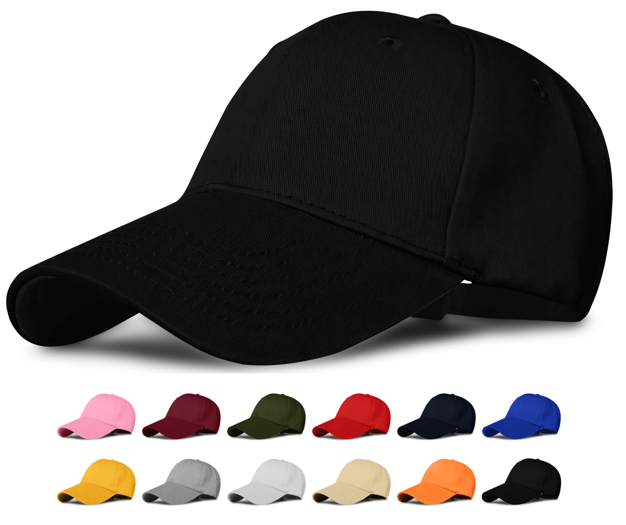 Gorra Lisa Basica Casual Unisex De Algodón Con Visera - ONDASHOPMX